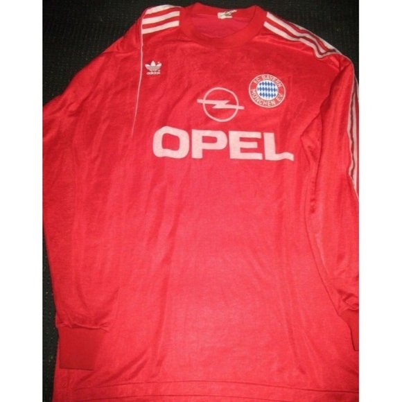 Bayern Munich Munchen 1989 Vintage Adidas Soccer Jersey L